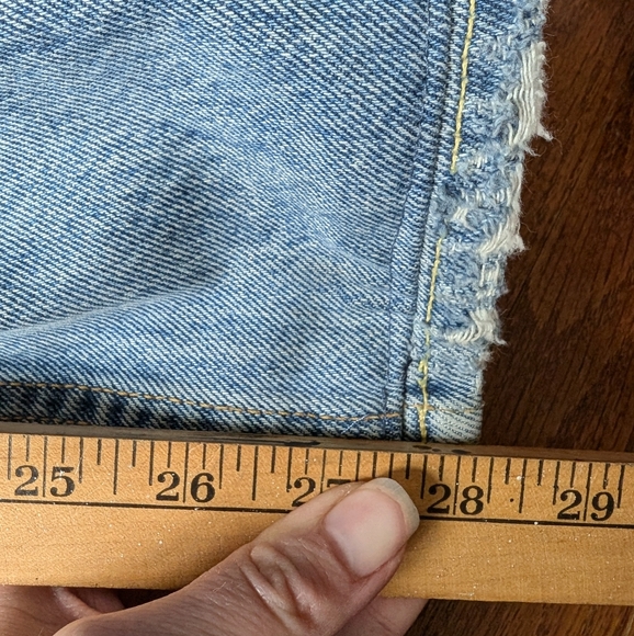 GRLFRND Mica Distressed Straight Leg Jeans Denim 25 - Picture 12 of 13